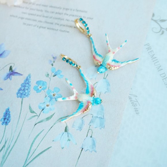 COPY - Bill skinner swallow earrings - Picture 5 of 12